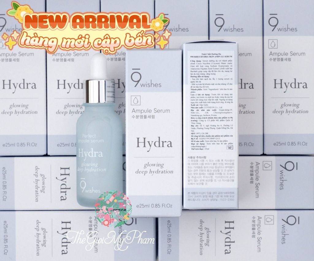 9Wishes - Hydra Glowing Deep Hydration Ampule Serum 25ml