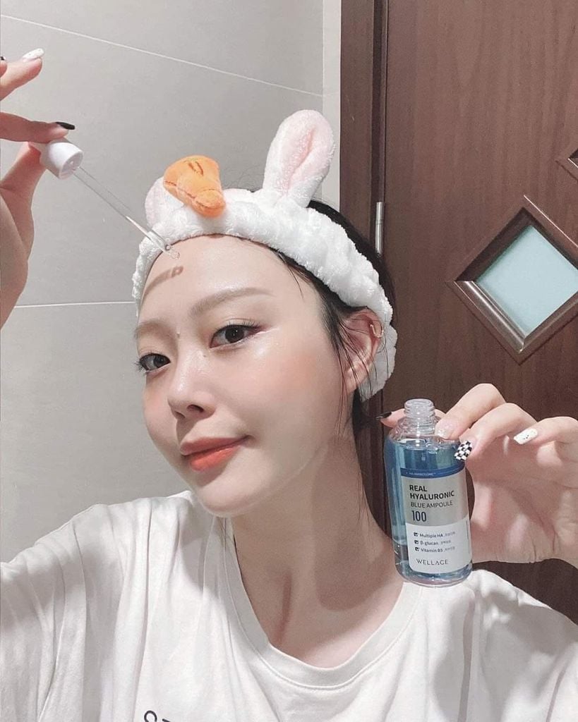 Tinh Chất Siêu Cấp Nước Wellage Real Hyaluronic Blue Ampoule 75ml