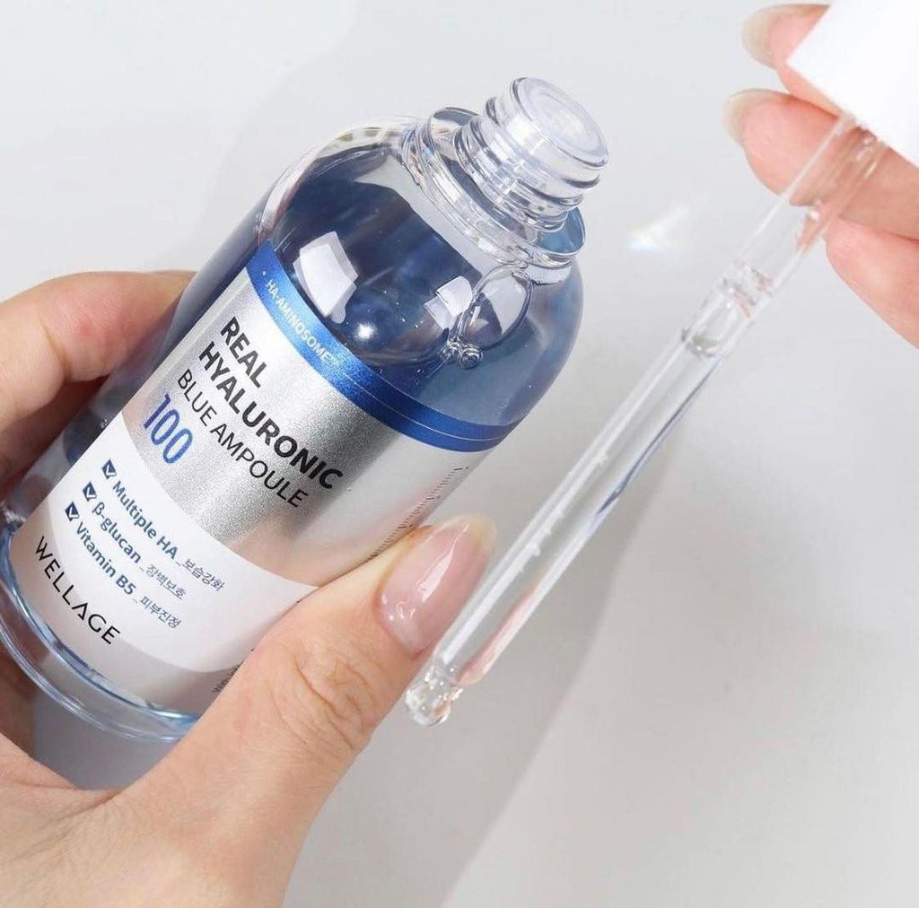Tinh Chất Siêu Cấp Nước Wellage Real Hyaluronic Blue Ampoule 75ml