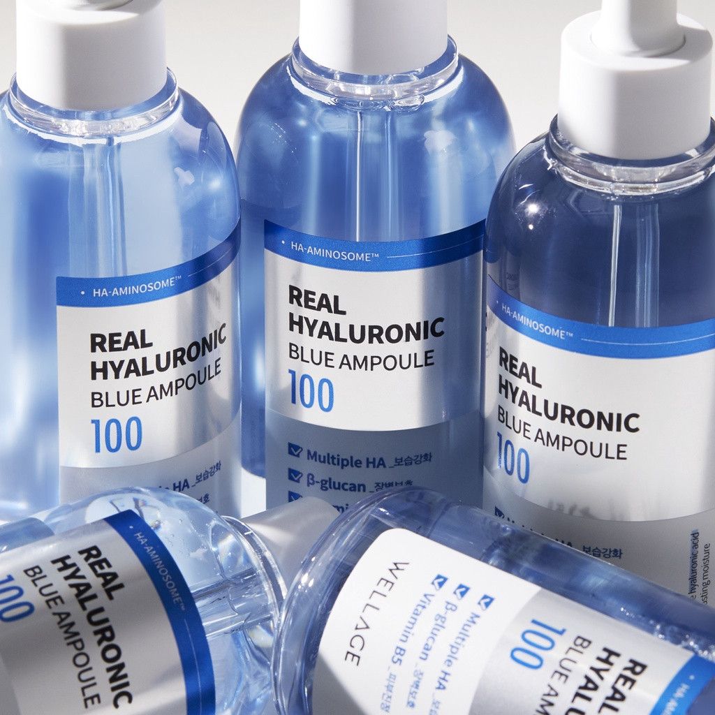 Tinh Chất Siêu Cấp Nước Wellage Real Hyaluronic Blue Ampoule 75ml