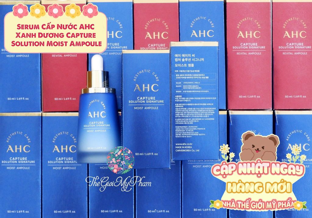 Tinh Chất AHC Capture Solution Signature Ampoule #Moist (Xanh)