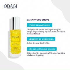 Obagi - Daily Hydro Drops 30ml Mẫu Mới 2025 (Ko tđ)