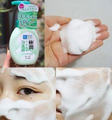 Sữa Rửa Mặt Tạo Bọt Hada Labo Gokujyun Foaming Cleanser 160ml #Xanh