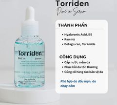 Tinh Chất Dưỡng Ẩm Phục Hồi Torriden Dive-In Low Molecular Hyaluronic Acid Serum 50ml