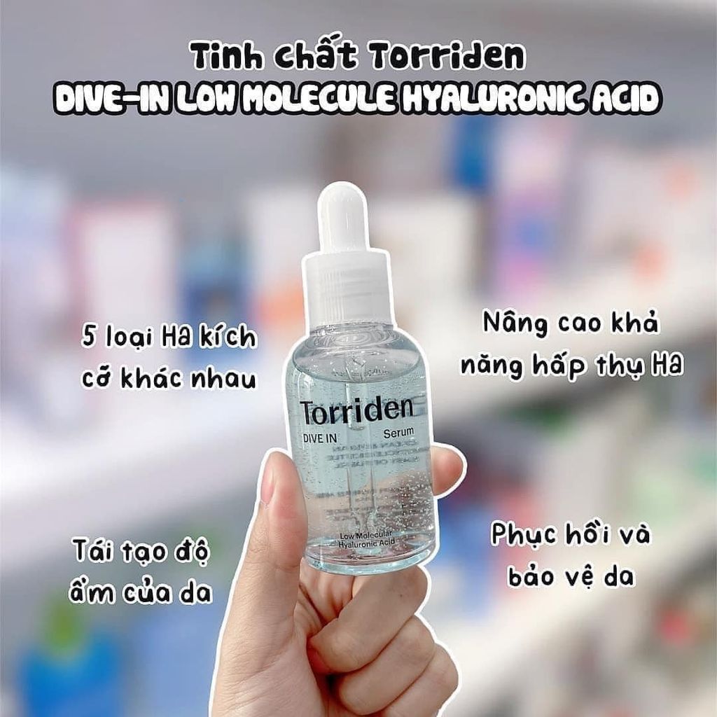 Tinh Chất Dưỡng Ẩm Phục Hồi Torriden Dive-In Low Molecular Hyaluronic Acid Serum 50ml