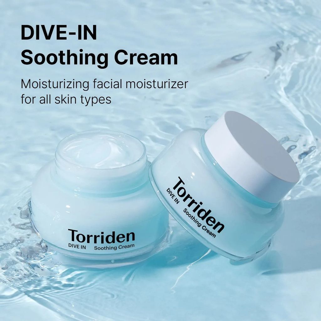 Kem Dưỡng Torriden DIVE-IN Low Molecule Hyaluronic Acid Soothing Cream 100ml
