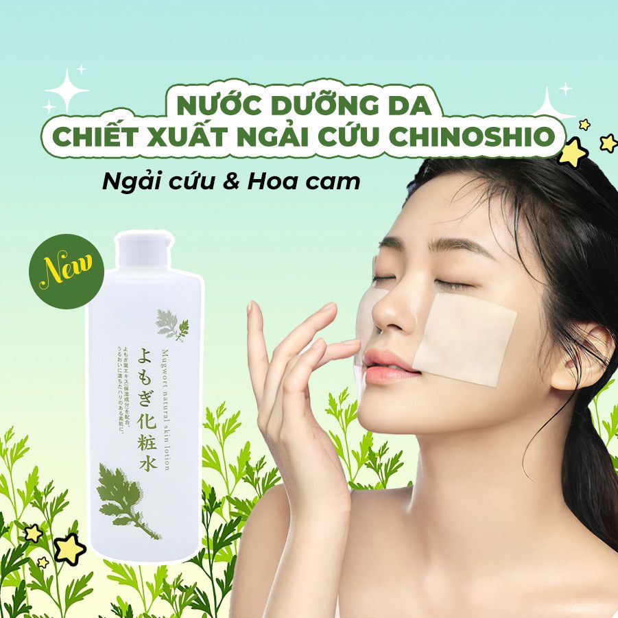 Nước Dưỡng Da Chiết Xuất Ngải Cứu Chinoshio 500ml