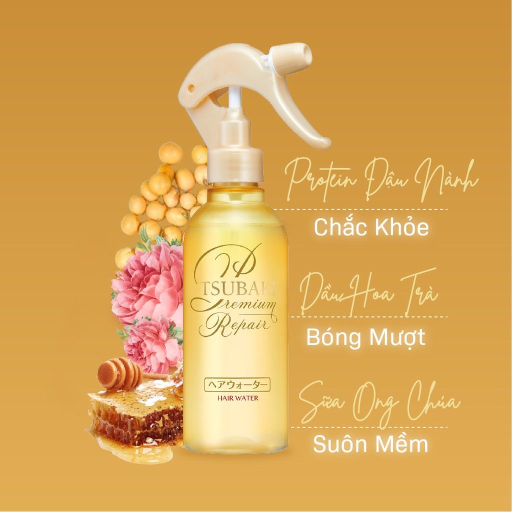 Xịt Dưỡng Tóc Tsubaki Hỗ Trợ Phục Hồi Hư Tổn 220ml