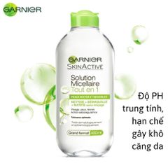 Garnier - Tẩy Trang 400ml #Xanh Lá