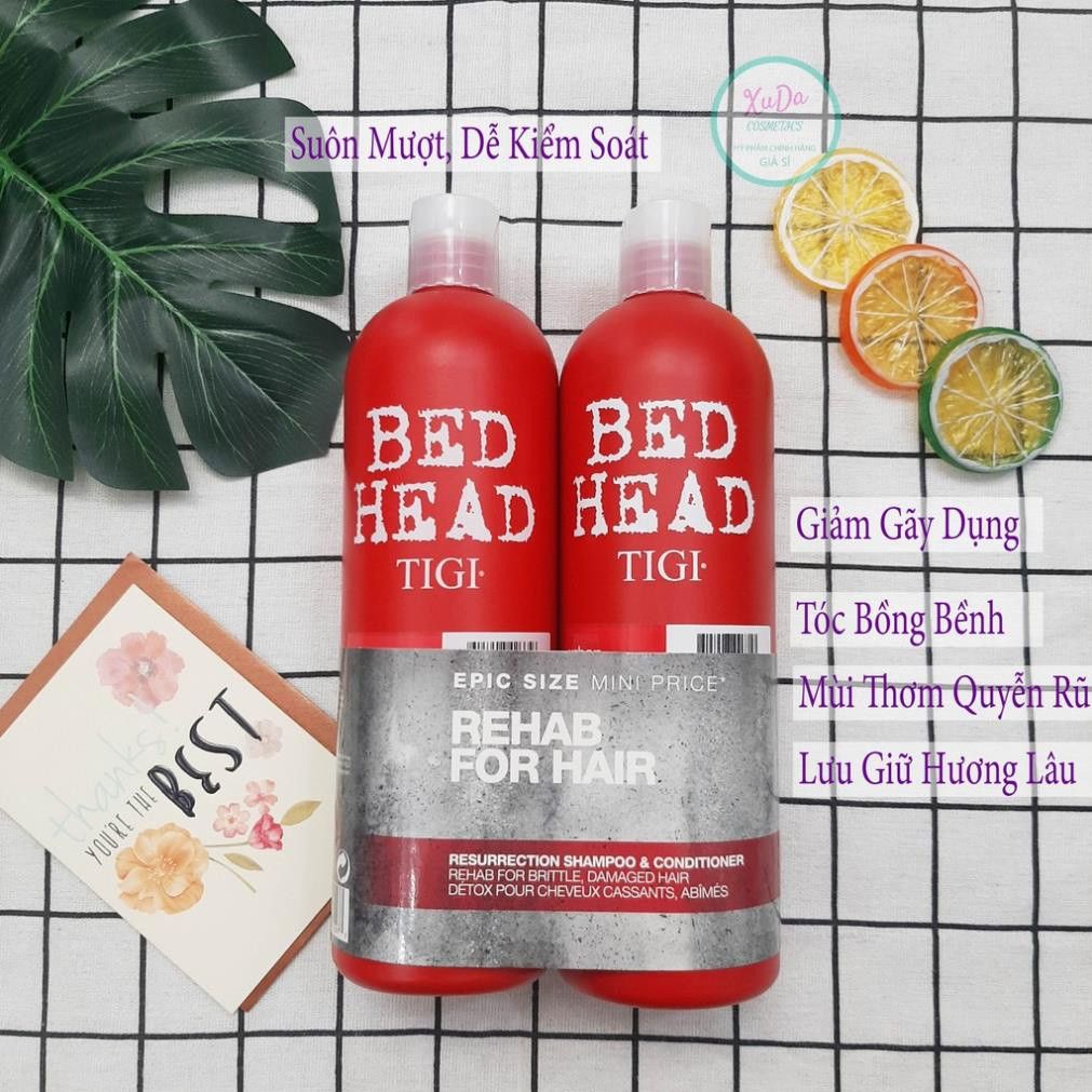 Set Dầu Gội+Xã TIGI Bed Head Đỏ (750ml+750ml)