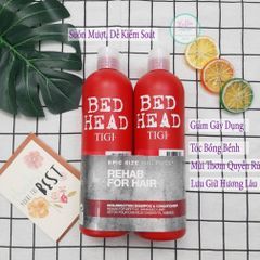 Set Dầu Gội+Xã TIGI Bed Head Đỏ (750ml+750ml)