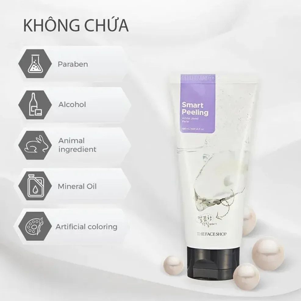 TheFaceShop - Tẩy Da Chết Ngọc Trai 120ml