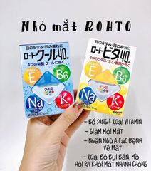 Nhỏ Mắt Rohto Nhật #Xanh