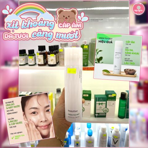 Xịt khoáng Innisfree Green Tea 150ml (mẫu mới)