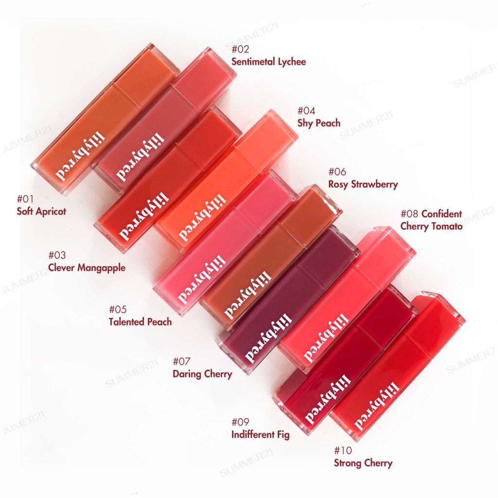 Son Kem Bóng Lì Lilybyred Bloody Liar Coating Tint #12