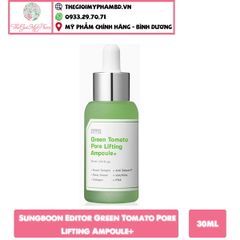 Tinh Chất Cà Chua Xanh Sungboon Editor Green Tomato Pore Lifting Ampoule+ 30ml