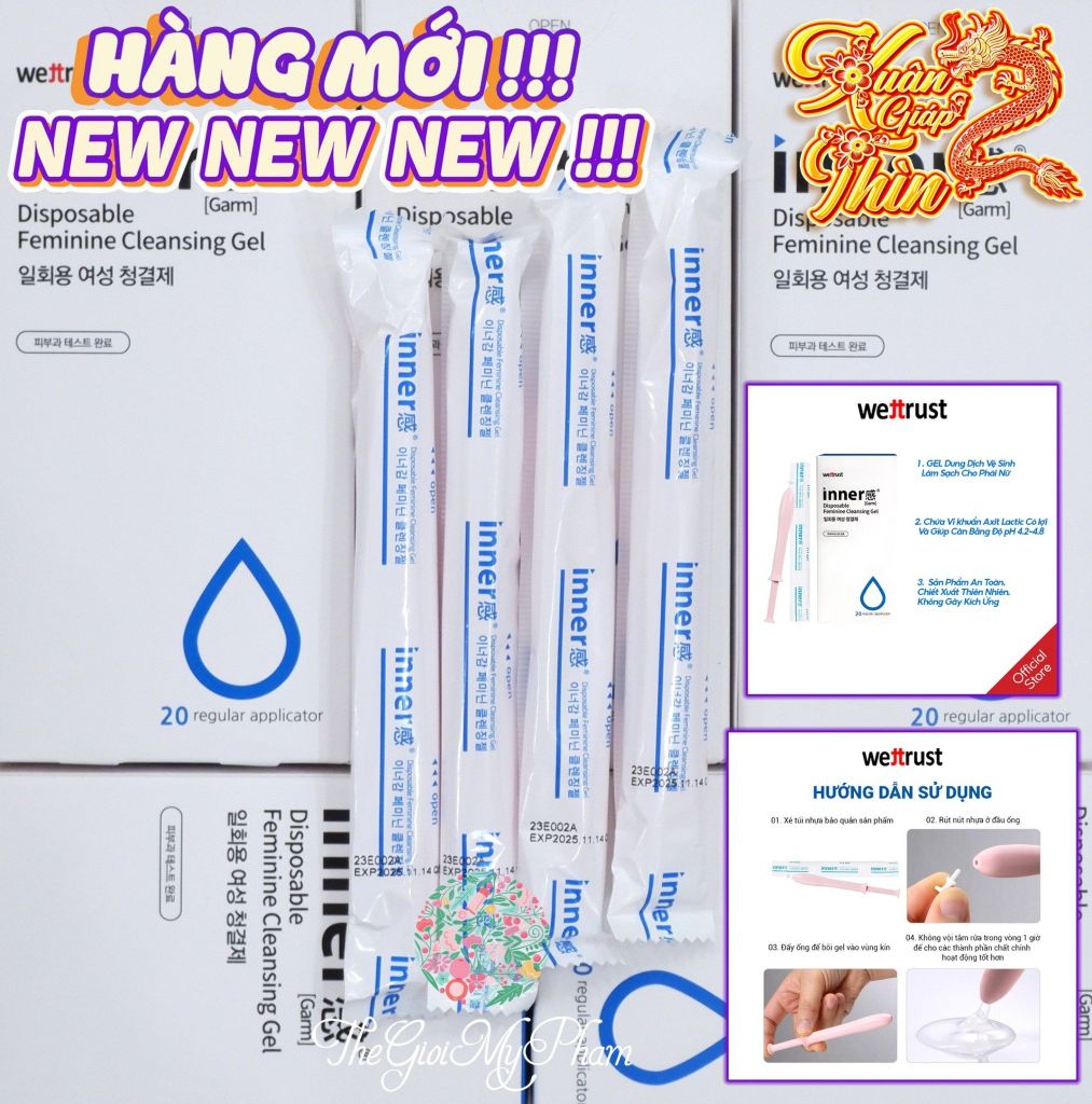 Gel Dưỡng Đặc Trị Vùng Kín Wettrust Inner (Màu Xanh - Bán lẻ 1 ống)