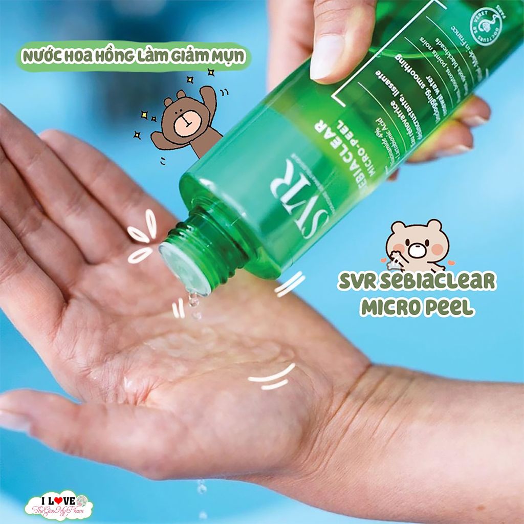 SVR - Nước Hoa Hồng Làm Giảm Mụn SVR Sebiaclear Micro Peel 150ml