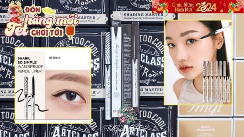 Clio - Sáp Kẻ Mắt Sharp So Simple Waterproof #Đen