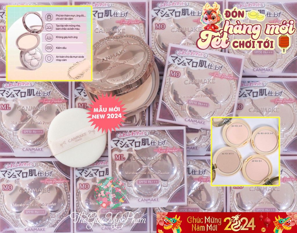 Phấn phủ Canmake Marshmallow Finish Powder SPF26 PA++ #MO