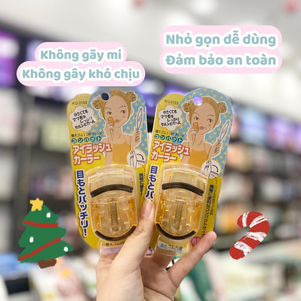 Bấm mi Nhật Compact Curler #Vàng