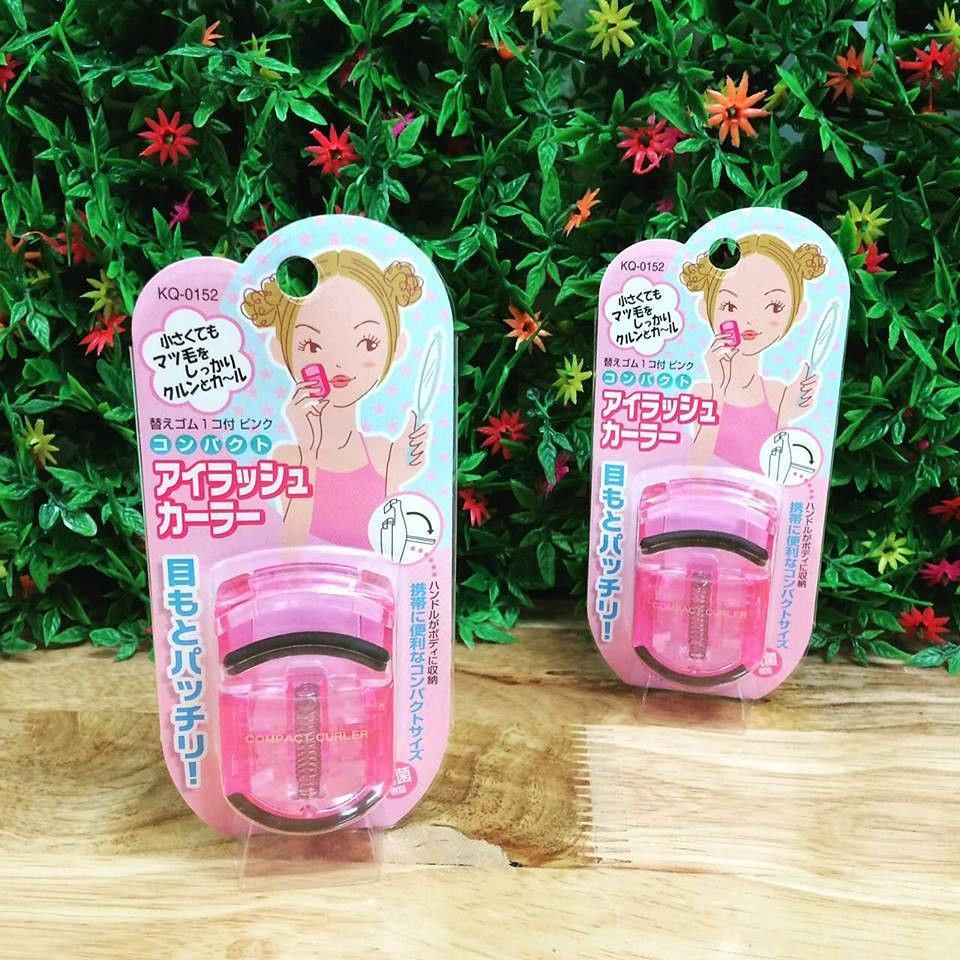 Bấm Mi Nhựa KAI Eyelash Curler #Hồng