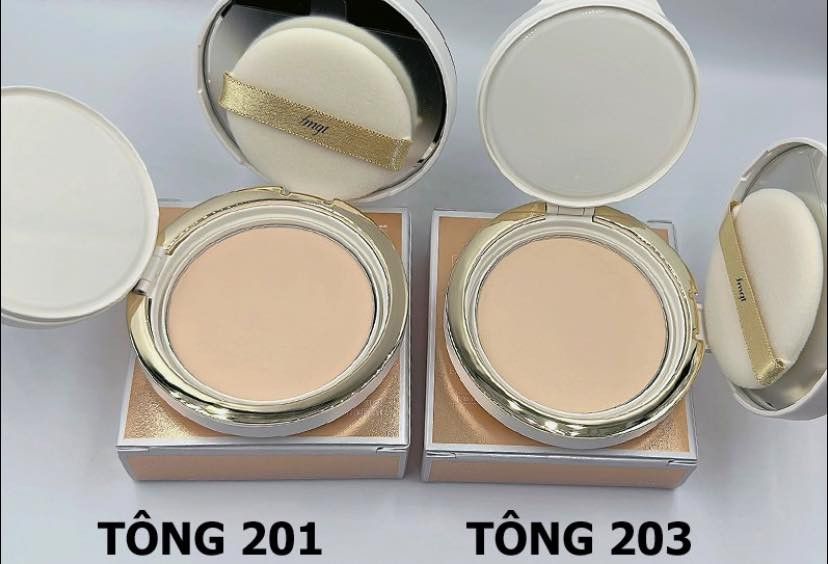 Phấn Phủ Nén TheFaceShop Fmgt Gold Collagen Ampoule Two Way Pact #201