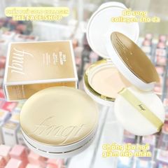 Phấn Phủ Nén TheFaceShop Fmgt Gold Collagen Ampoule Two Way Pact #201