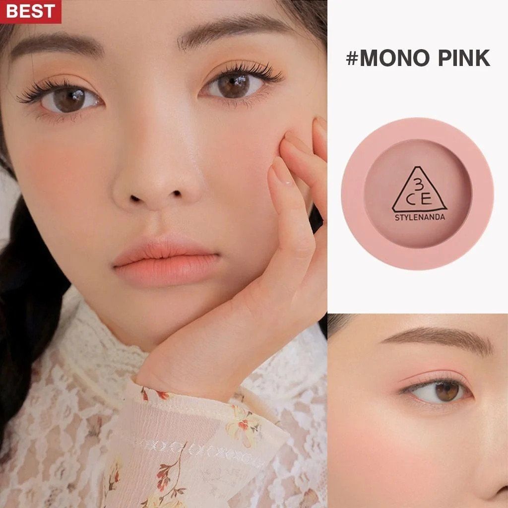 Má hồng 3CE Face Blush #Mono Pink