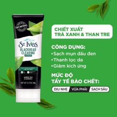 SRM Tẩy Da Chết St.ives 90g #Green Tea & Bamboo