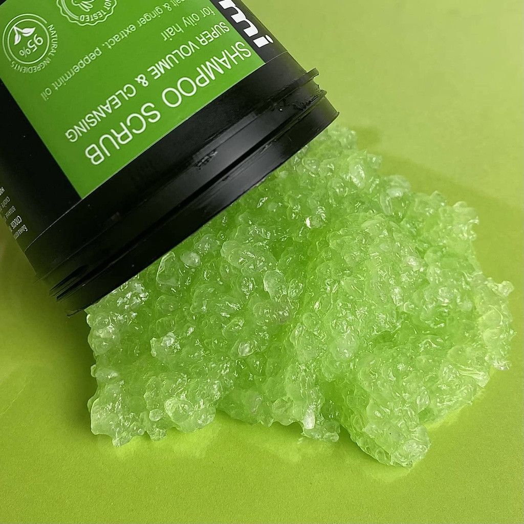Gội Tẩy Tế Bào Chết Da Đầu CAFE MIMI Shampoo Scrub 300g #Xanh Lá
