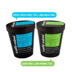 Gội Tẩy Tế Bào Chết Da Đầu CAFE MIMI Shampoo Scrub 300g #Xanh Lá