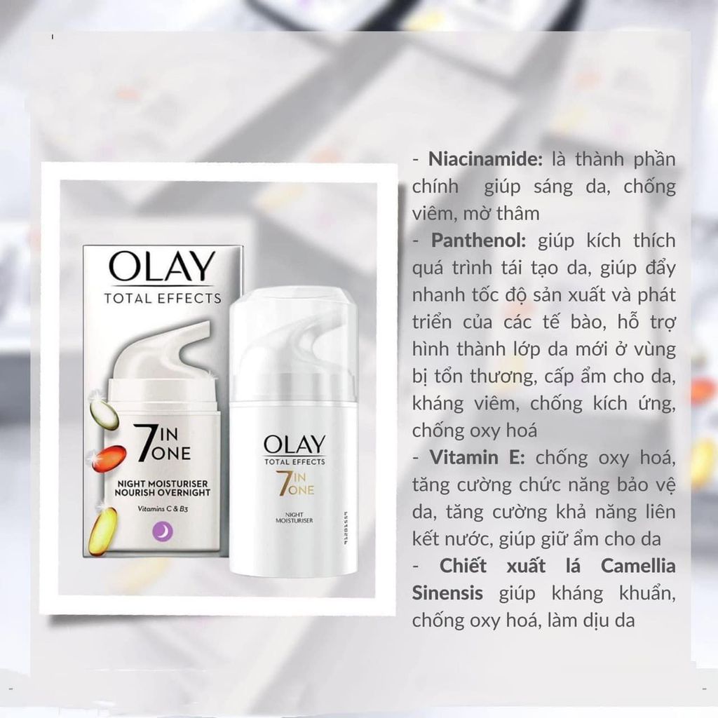 Kem Dưỡng Olay Total Effects 7 In One 50ml (Đêm)