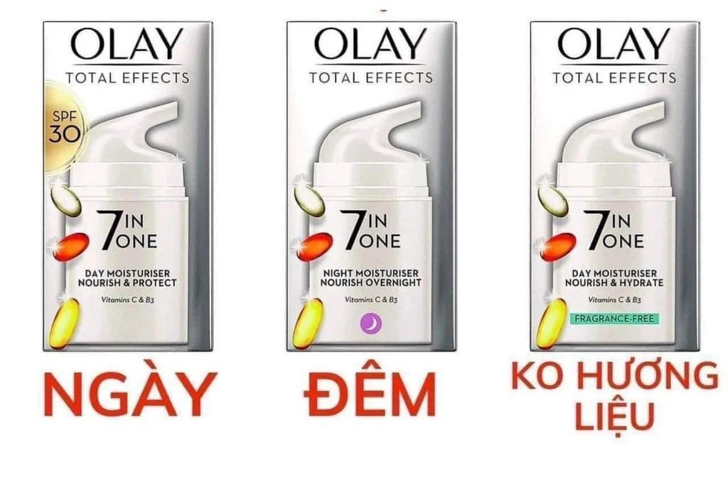 Kem Dưỡng Olay Total Effects 7 In One SPF30 50ml (Ngày-Bản Đức)