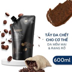Cocoon - Cà Phê Đắk Lắk Làm Sạch Da Chết Toàn Thân 600ml (Bịch)