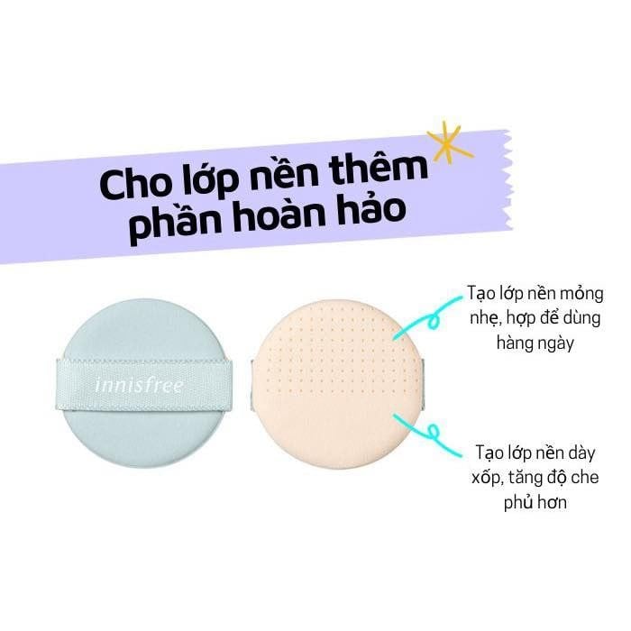 Bông Cushion Innisfree No-Sebum Powder Cushion Puff