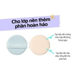 Bông Cushion Innisfree No-Sebum Powder Cushion Puff