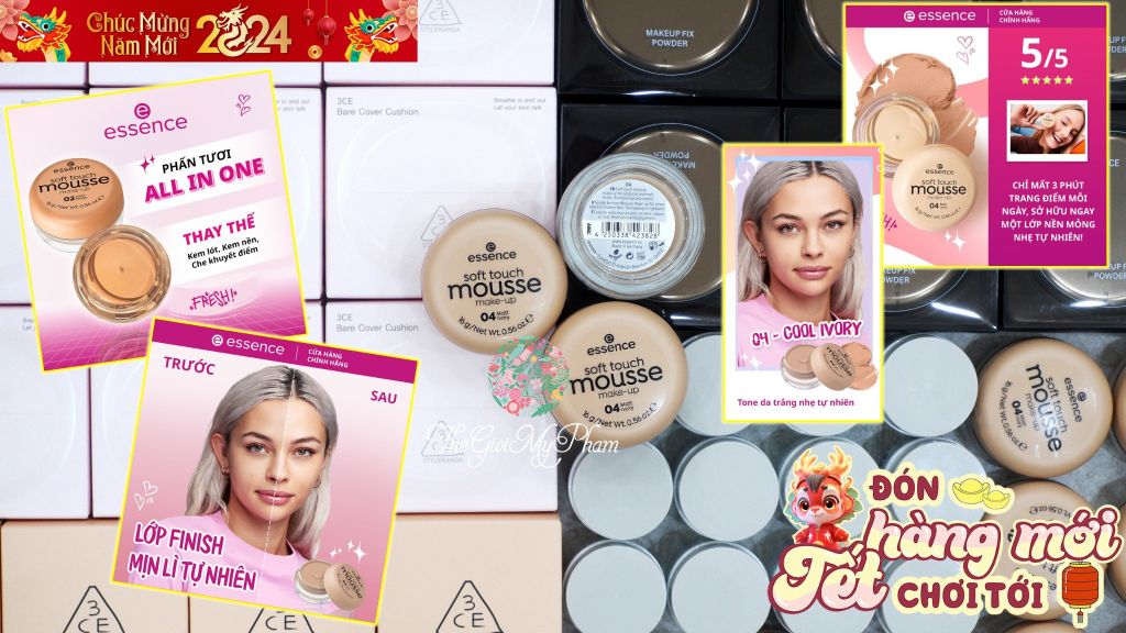Phấn Tươi Essence Soft Touch Mousse Đức 16g