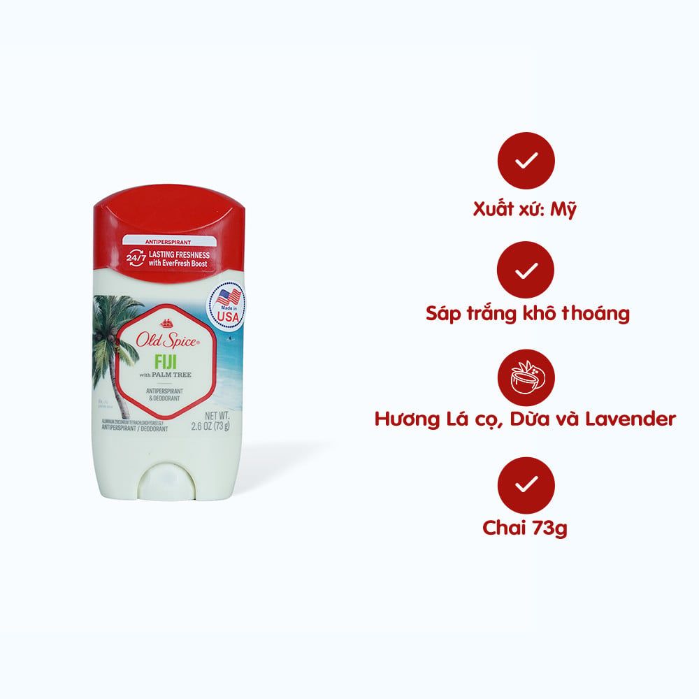 Lăn Khử Mùi Old Spice 73g #Fiji