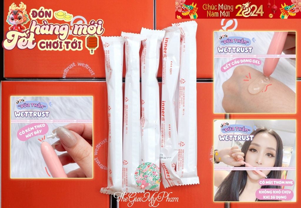 Gel Dưỡng Đặc Trị Vùng Kín Wettrust Inner (Màu Cam - Bán lẻ 1 ống)