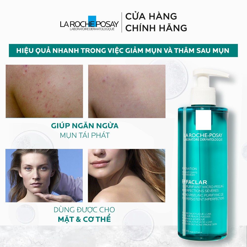 Laroche Posay - Gel Rửa Mặt & Tắm 400ml