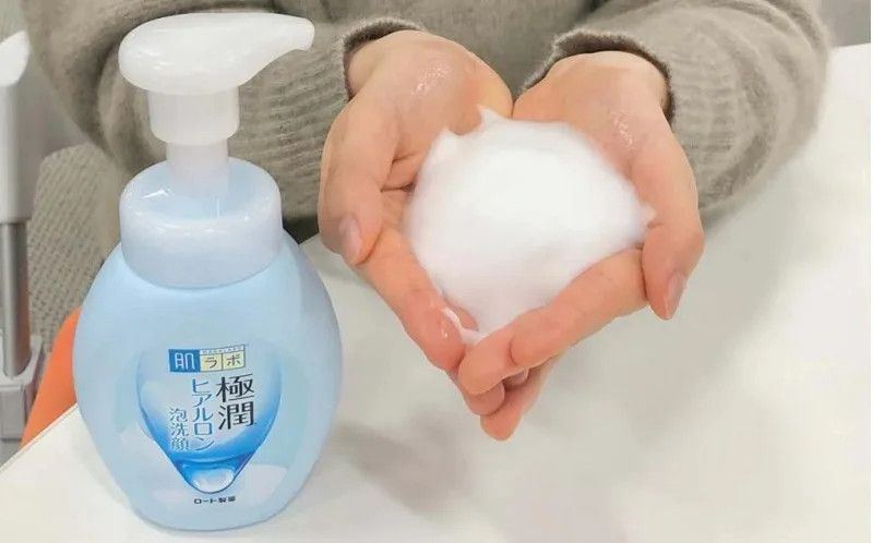Sữa Rửa Mặt Tạo Bọt Hada Labo Nhật Bản Gokujyun Foaming Cleanser 160ml #X.Nhạt