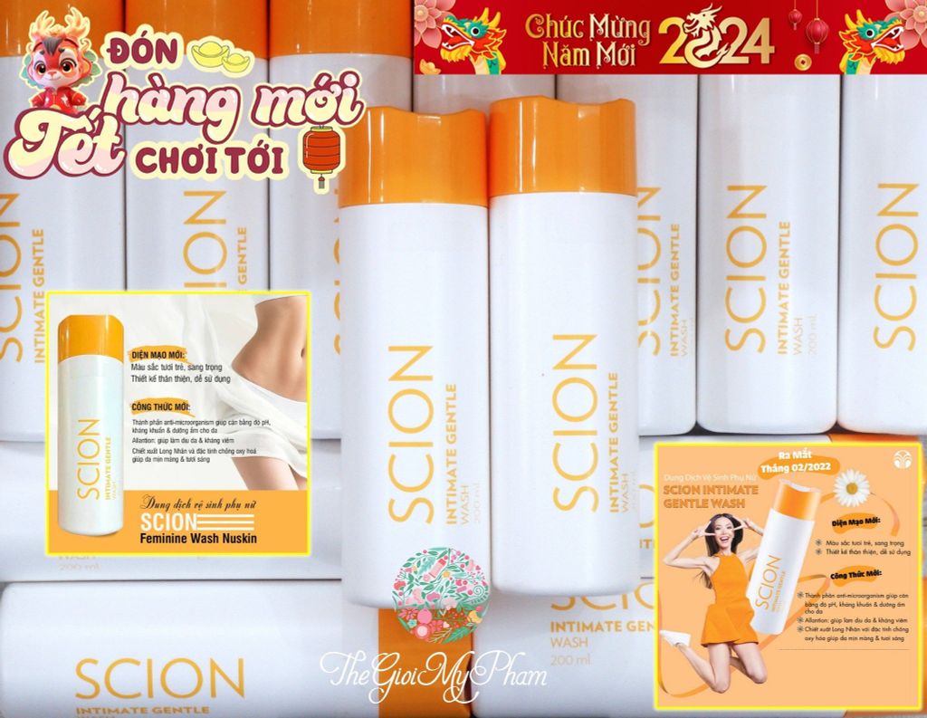 Dung Dịch Vệ Sinh Scion 200ml (Nắp Vàng)