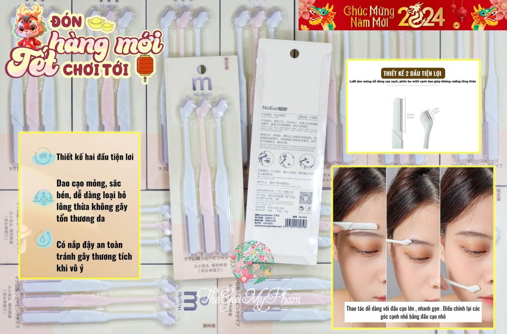 Set Dao Cạo Malian 3 Cây M-3141