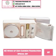 Set Whoo Radiant White Tone Up Sun Cushion Special Set (Kèm 1 Lõi + Sample) Ko Tđ