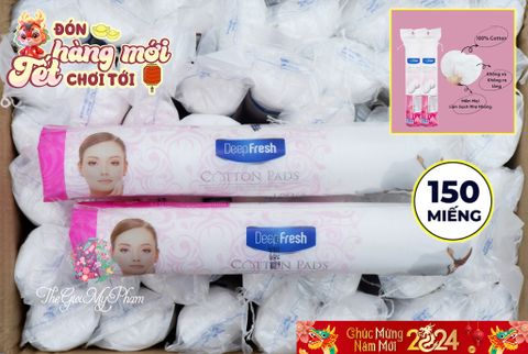 Bông tẩy trang Deep Fresh 150pcs