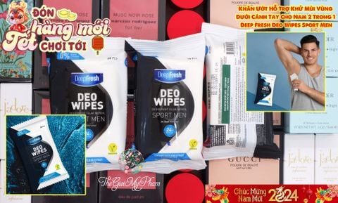 Khăn Ướt Khử Mùi Deep Fresh Deo 20 Miếng #Nam