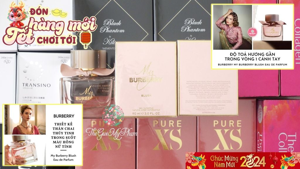 Nước Hoa Nữ Burberry My Burberry Blush 90ml (Ko Tđ)