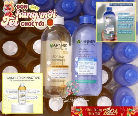 Garnier - Tẩy Trang 400ml #Nâu