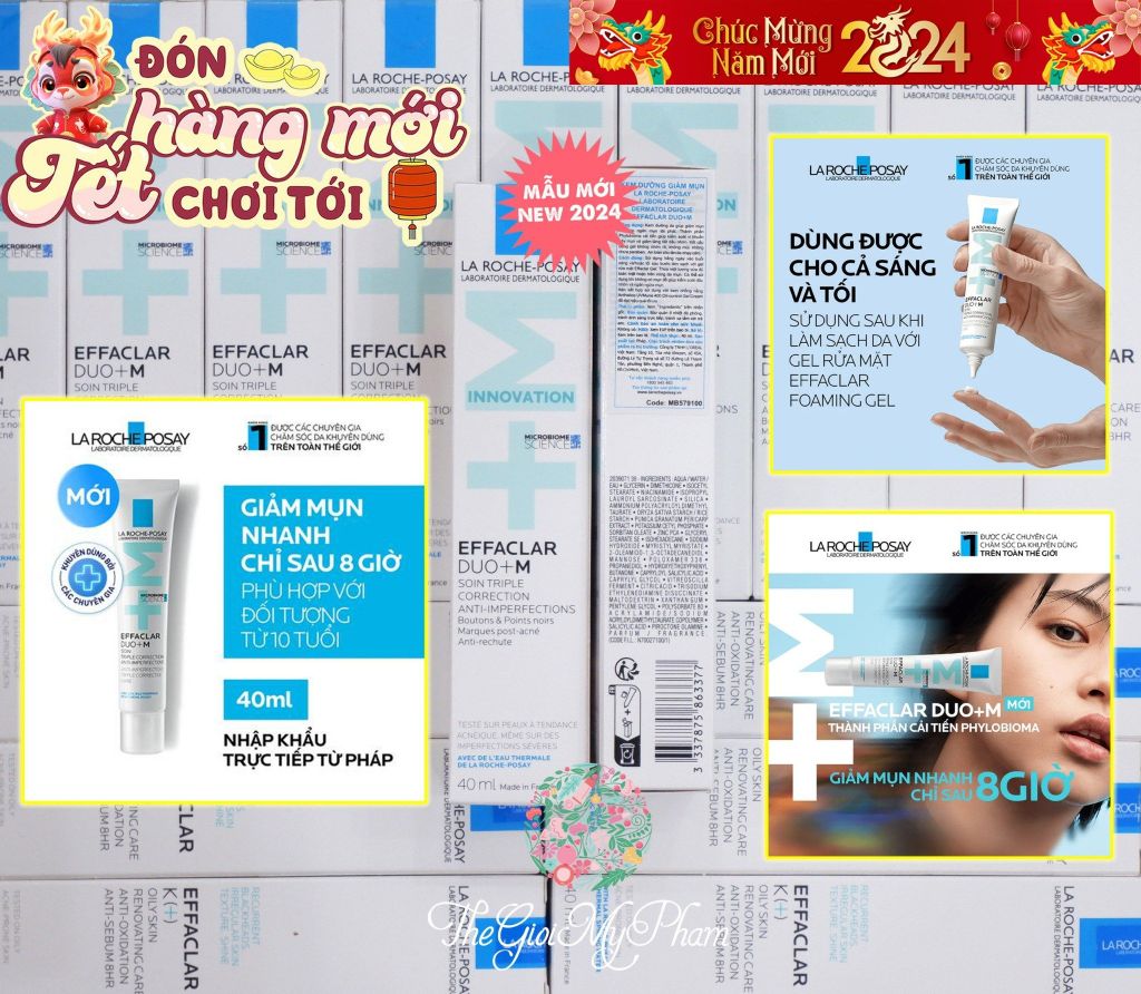 Kem Dưỡng Giảm Mụn La Roche-Posay Dou+ M 40ml (Mẫu Mới)